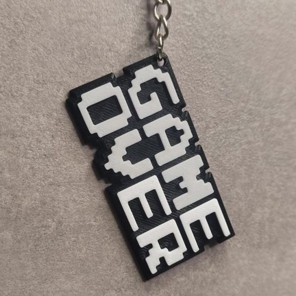 Game Over Keychain